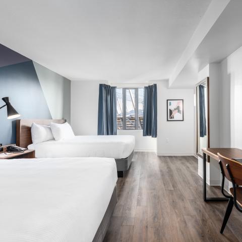 Queen-Queen Room - YWCA Hotel Vancouver